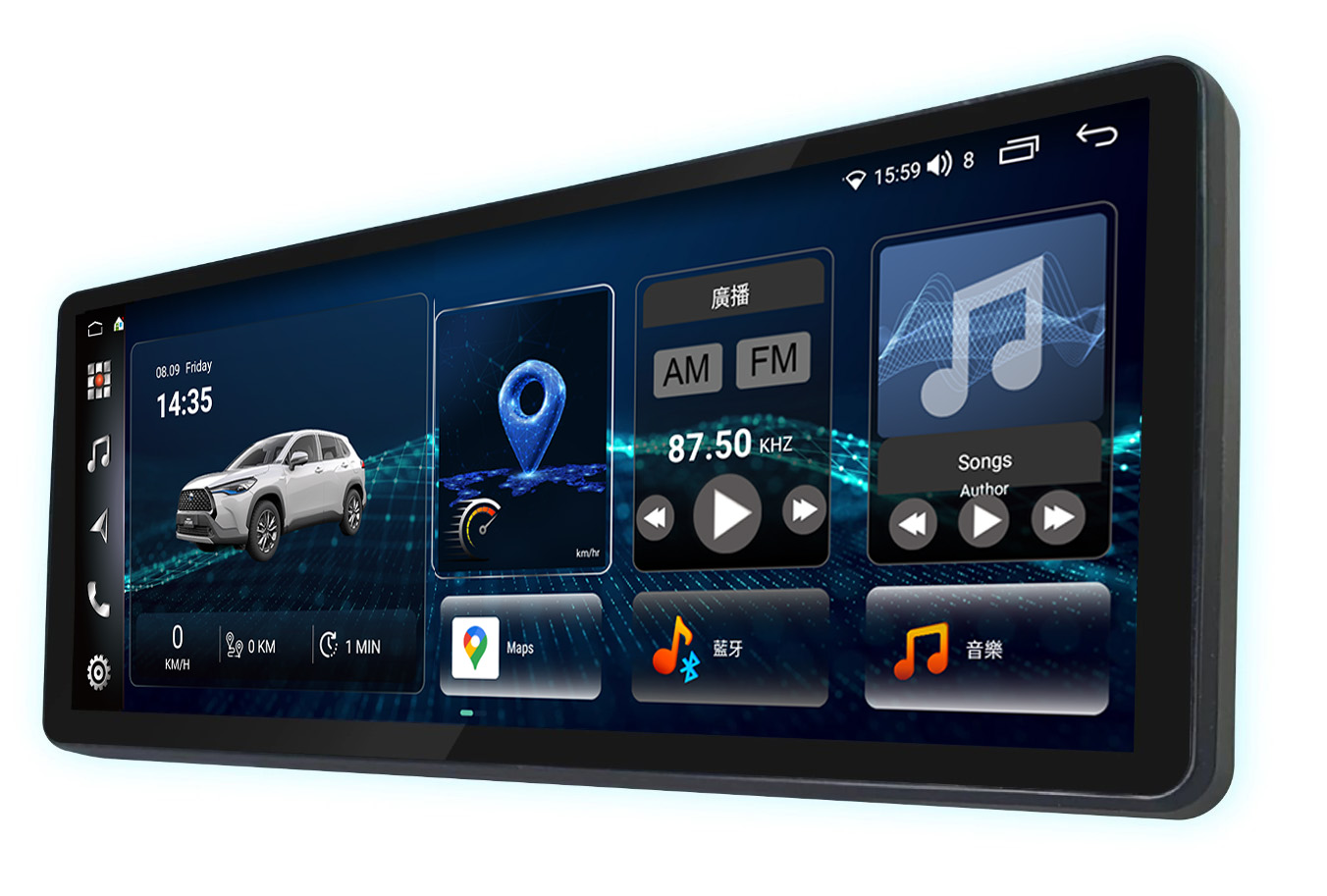 LUX-B 12.3吋[環景]影音主機 4+64GB(Toyota專用)